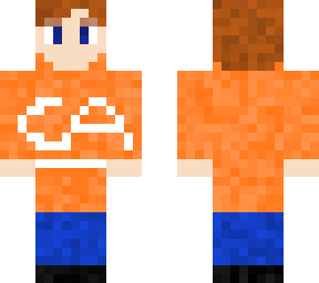 orange hoodie