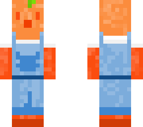 orange man with overalls