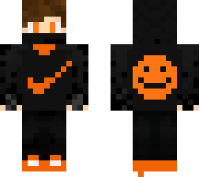 orange nike boy