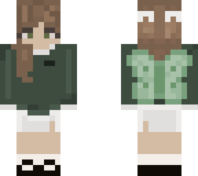 overlayed sweater w/ mini skirt (reimagined)