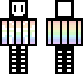 pastel rainbow skeleton inspired thing
