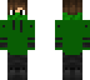 pro minecrafterz skin green