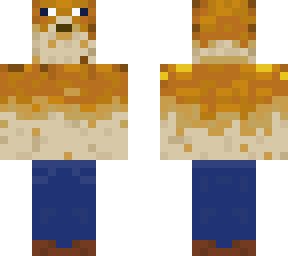 pufferfish in jeans