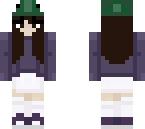 purple and frog hat