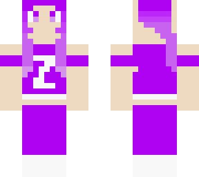 purple cheerleader