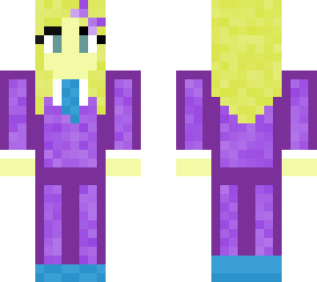 purple suit