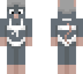 rat with white bikini