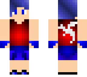 red tank top