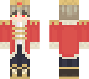 some dude with crown, probably a king