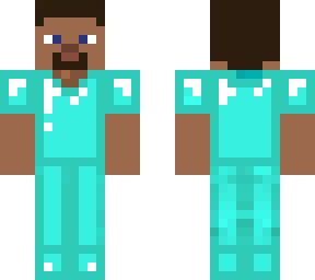 steve in diamond armour