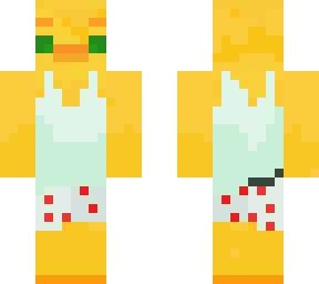 underdressed duck