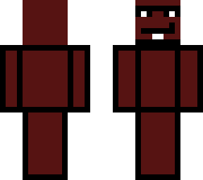 weird backwards skin