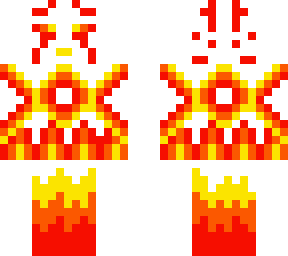 white fire demon