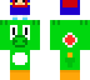 yoshi holding baby mario