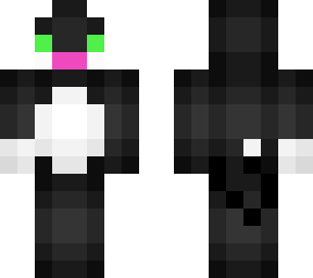 8-bit skins #134: black cat