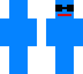 a cool dude but he's blue