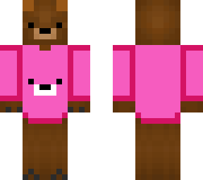 a pink bear