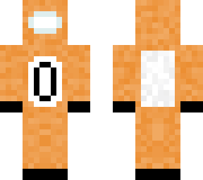 among us orange custom skin