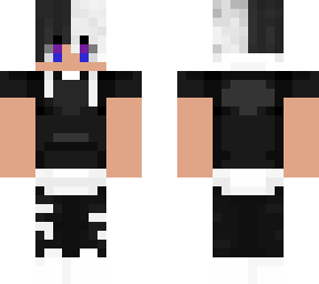 blac an white