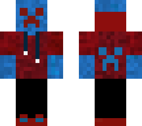 blue creeper red shirt