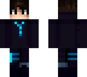 blue hoodie