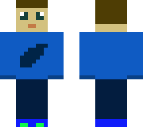 boy in blue