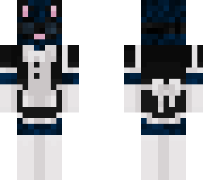cat with maid outfit