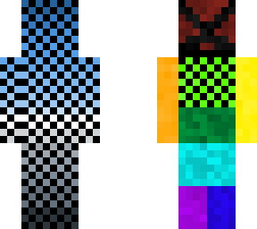 chequered rainbow