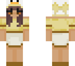 chickenette's yellow outfit