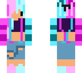 cotton candy girl!