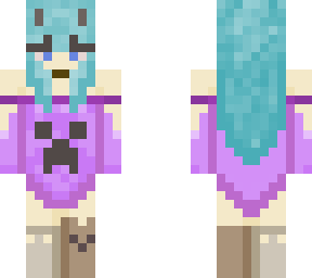 creeper face girl