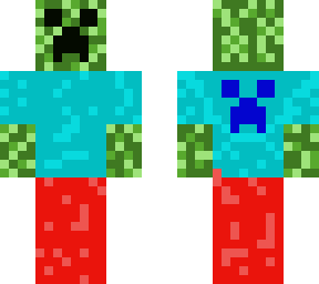 creeper in a creeper suit