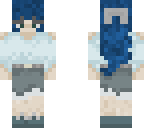 cute blue girl