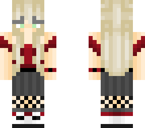 cute red skater