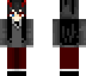 demon horn girl