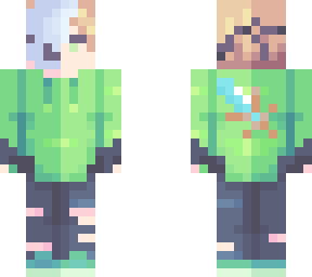 dream skin with face and hoodie