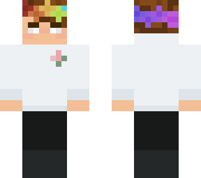 eret in flower crown and white hoodie!