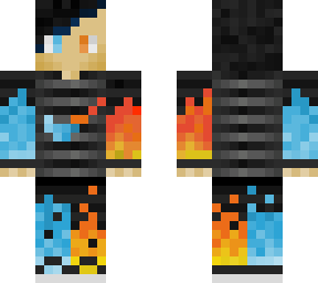 fire vs. ice nike black hair