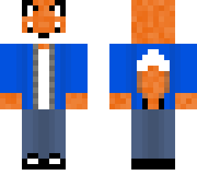 fox in a sweater
