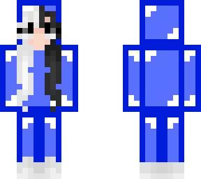 girl in a skeppy suit