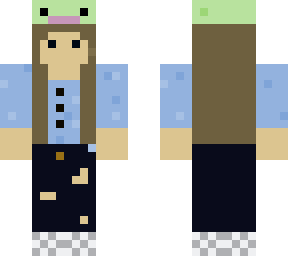 girl with froggy hat >.<