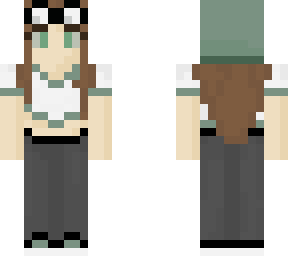 girl with green beanie and glasses :)