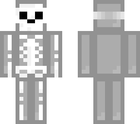 gray skeleton dude