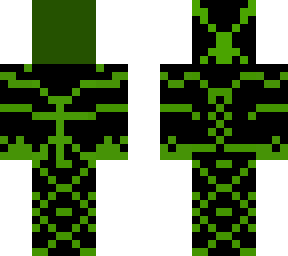 green + black