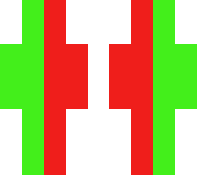 just green and red