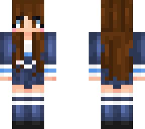 kawaii girl with brown hair!