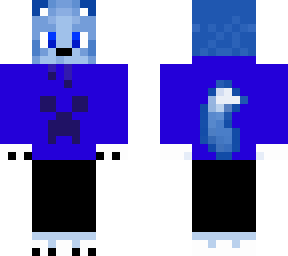 lapis wolf blue hoodie