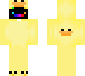 me in a duck suit