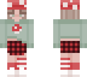 mushroom outfit template
