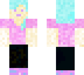 my sister made this pastel looking girl